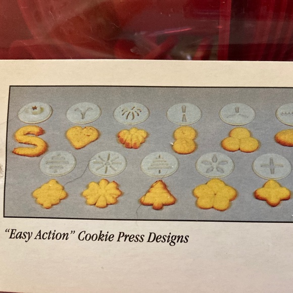 Hutzler Kitchen New Hutzler Two Tone Easy Action Cookie Press Food